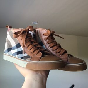 Burberry High-Top Sneakers